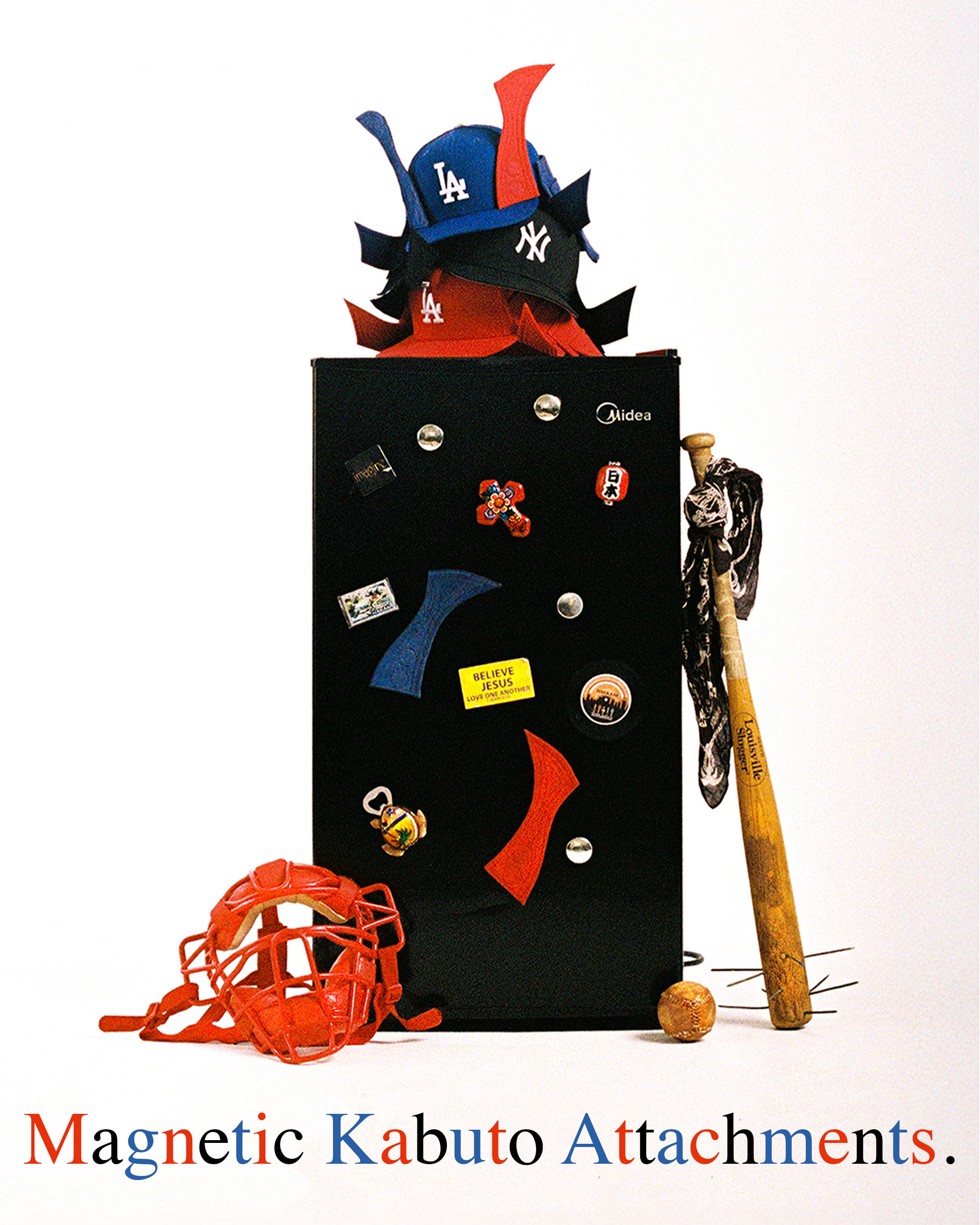 Magnetic Kabuto Attachments - Red