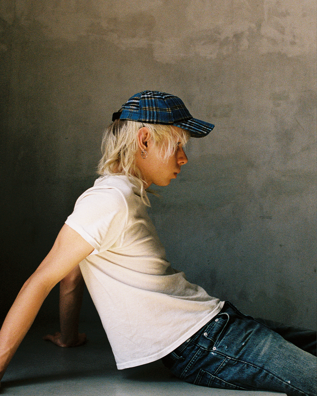 BRIM CUTTER - BLUE/GOLD/WHITE