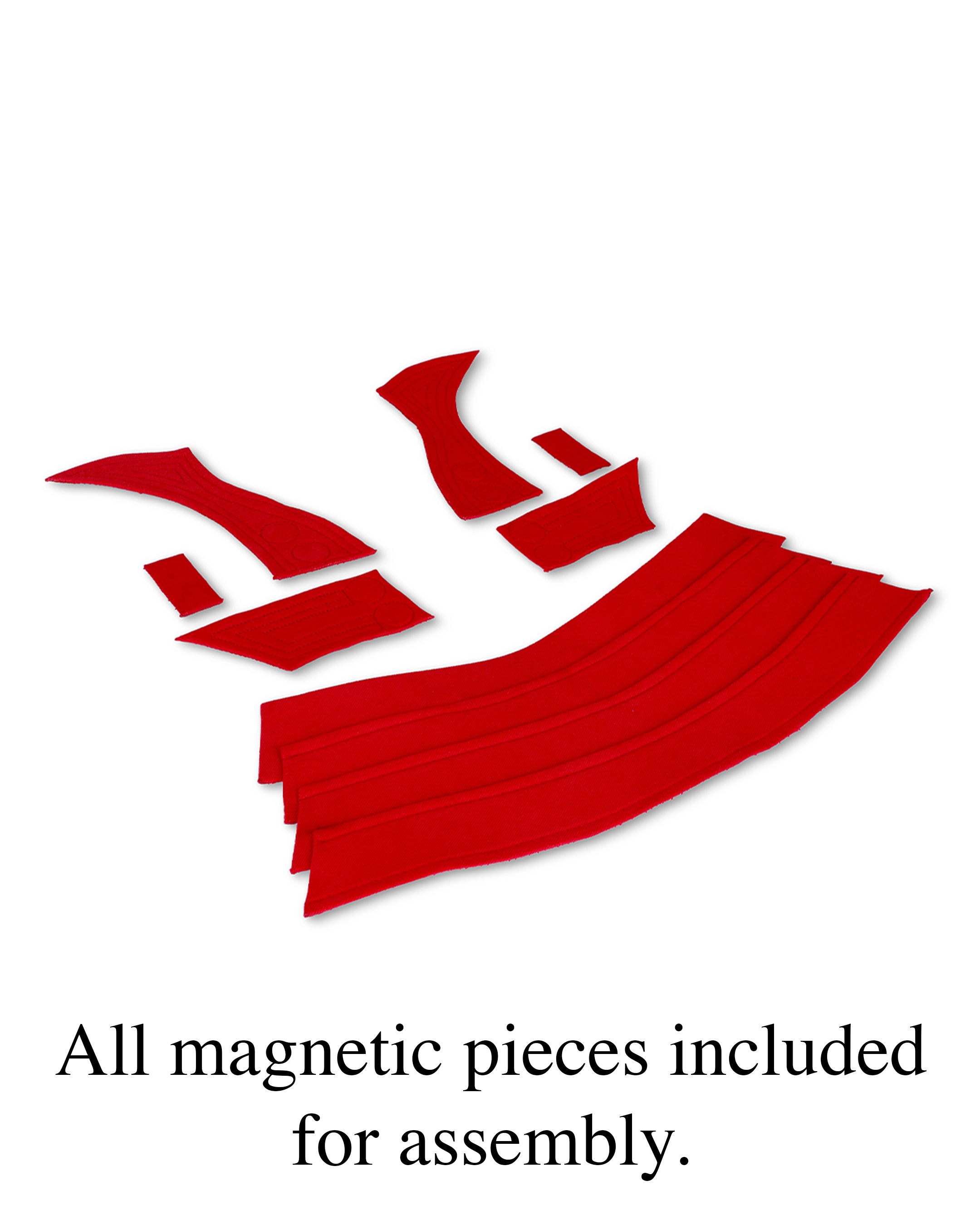 Magnetic Kabuto Attachments - Red