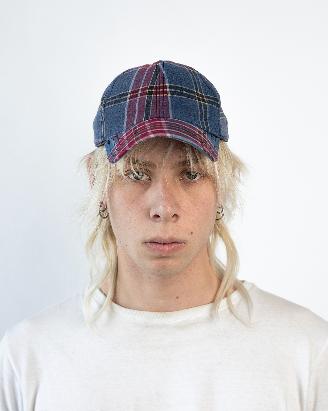 BRIM CUTTER - MUTED INDIGO/BURGUNDY