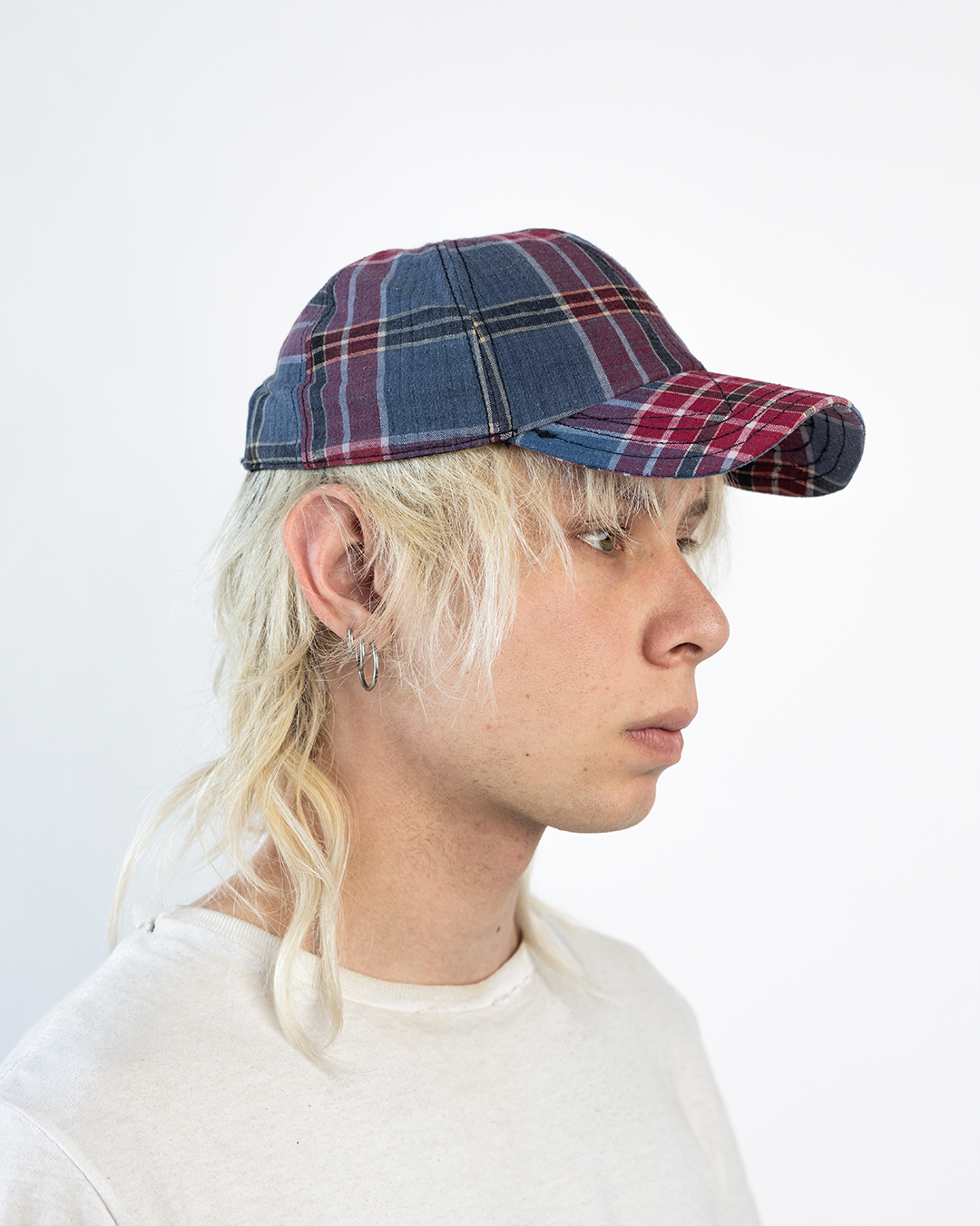 BRIM CUTTER - MUTED INDIGO/BURGUNDY