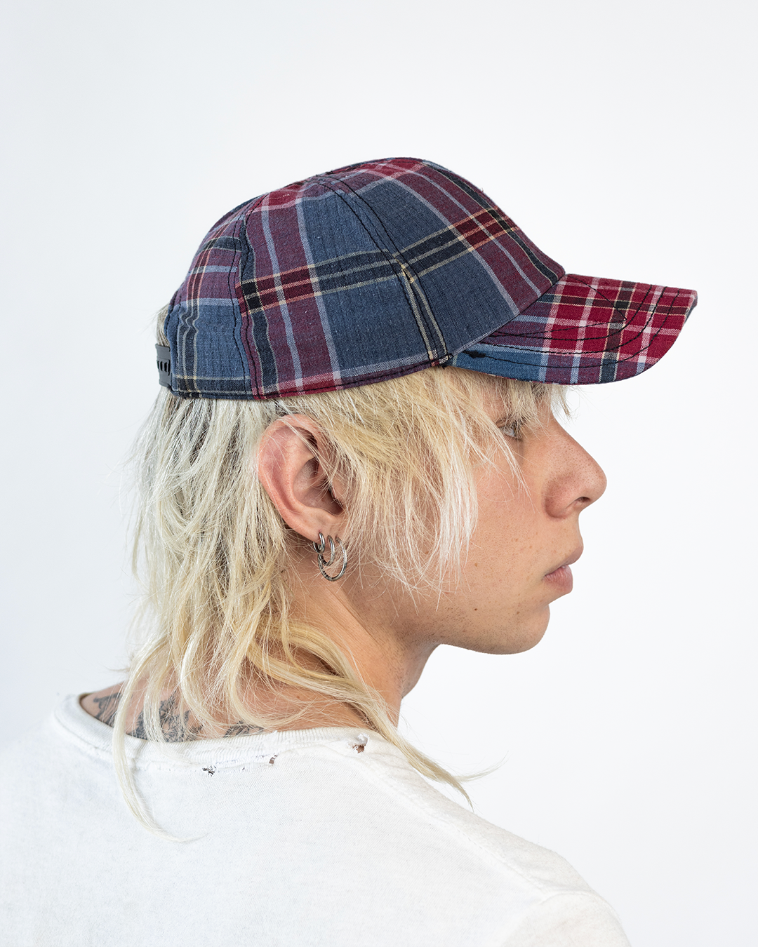 BRIM CUTTER - MUTED INDIGO/BURGUNDY