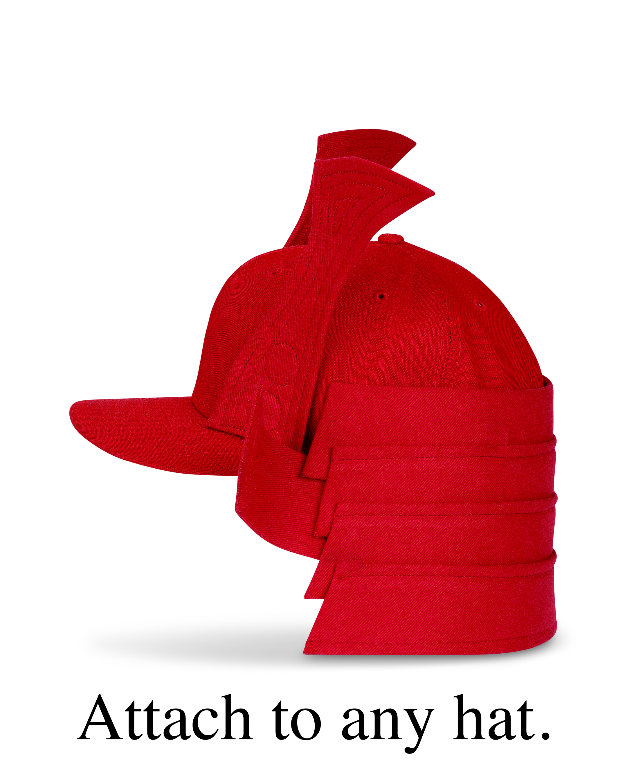 Magnetic Kabuto Attachments - Red