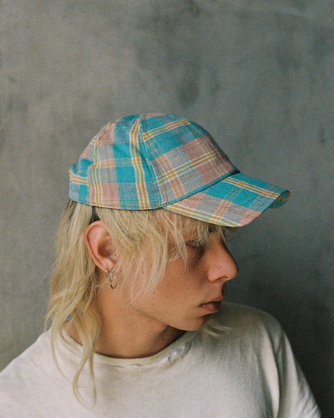 BRIM CUTTER - BABY BLUE/YELLOW