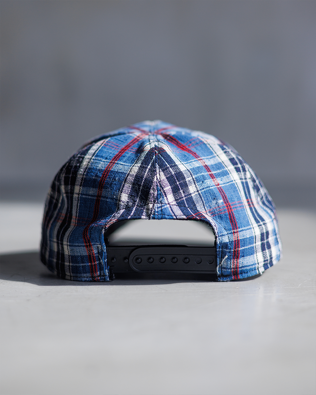 BRIM CUTTER - BLUE PLAID