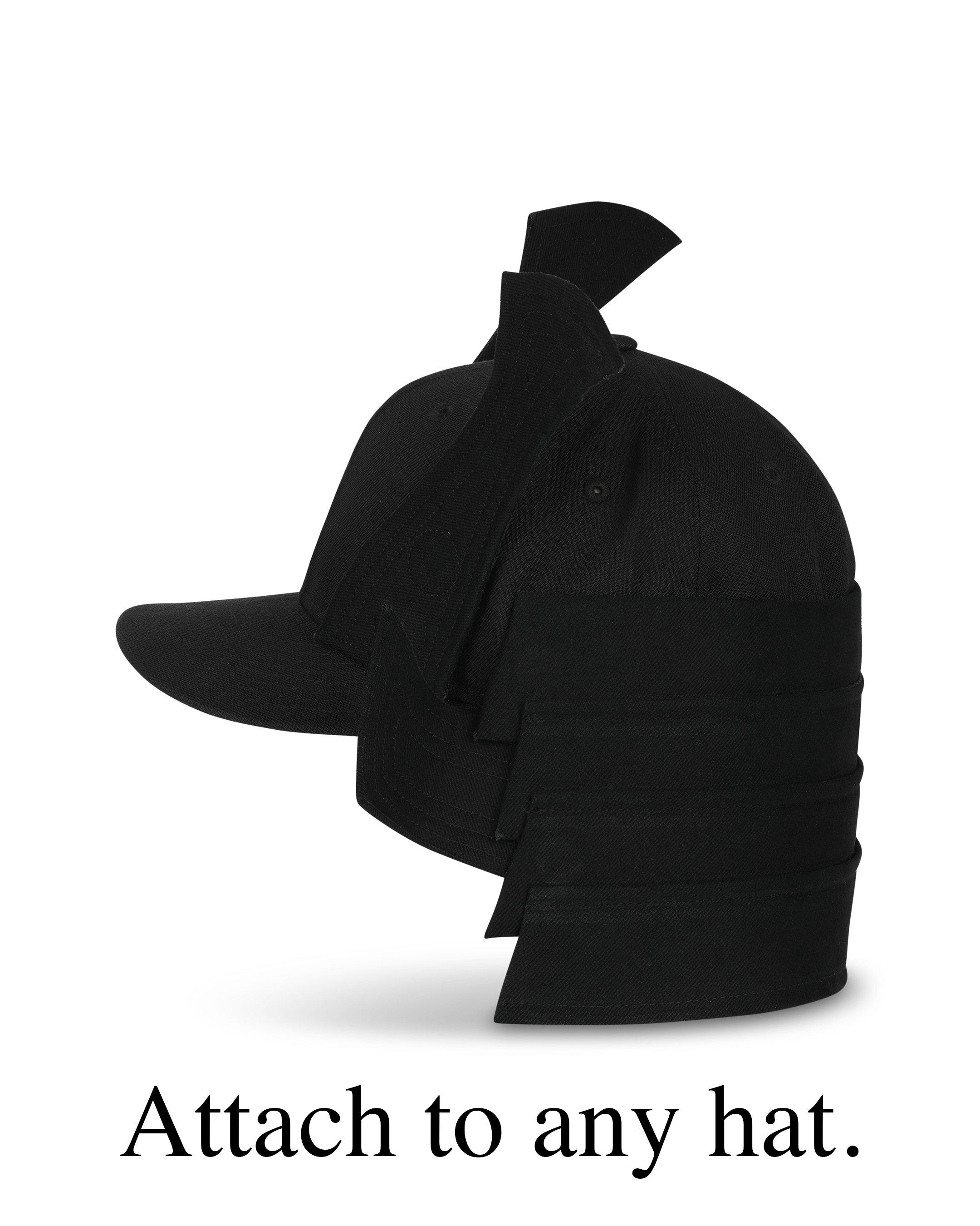 Magnetic Kabuto Attachments - Black Magnetic Kabuto Attachments - Black