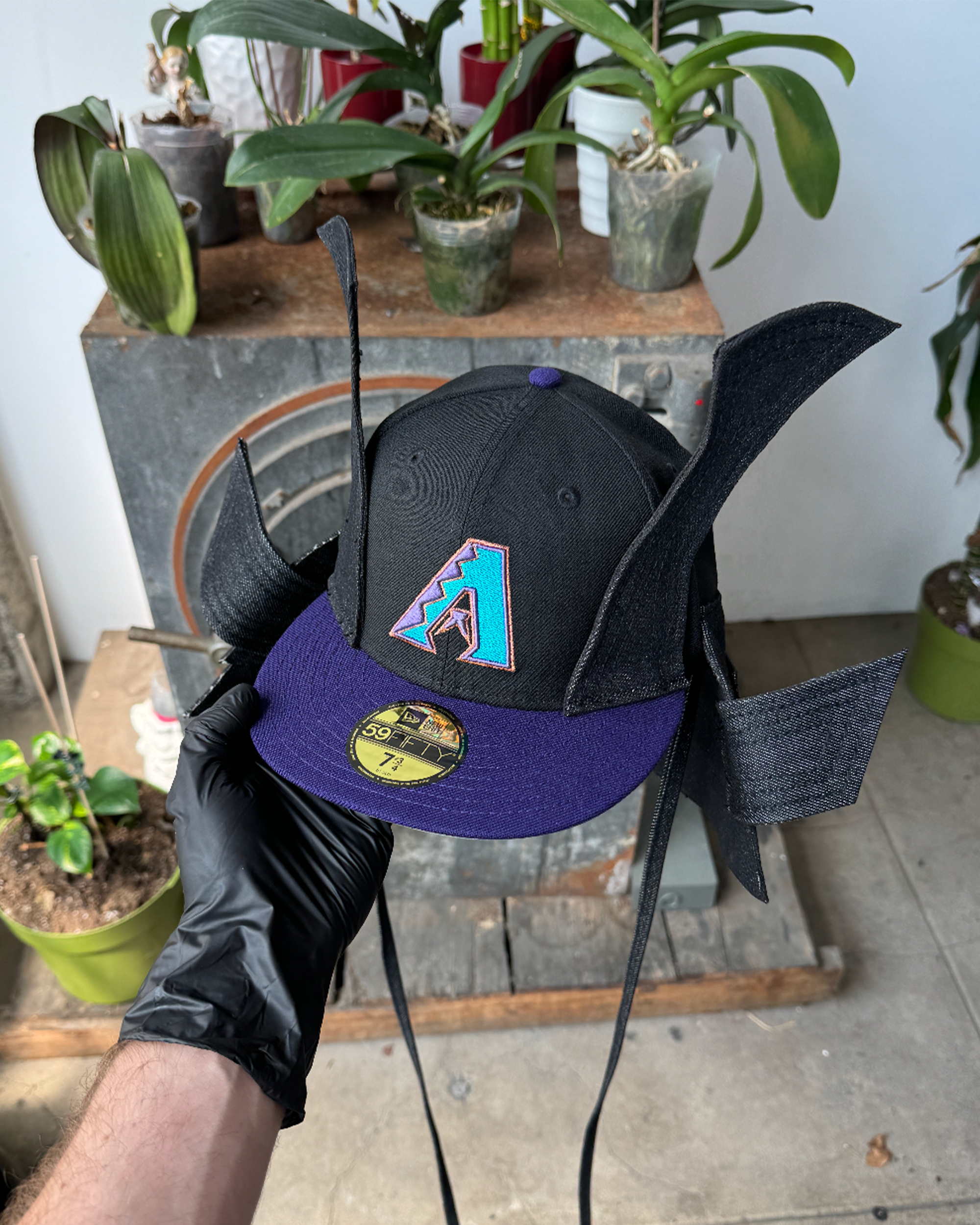 Custom Samurai (Hat Only) - Black Denim