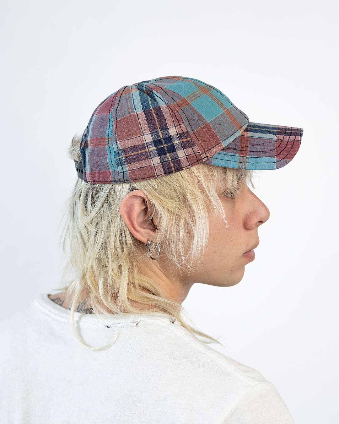 BRIM CUTTER - DUSTY TEAL/RED