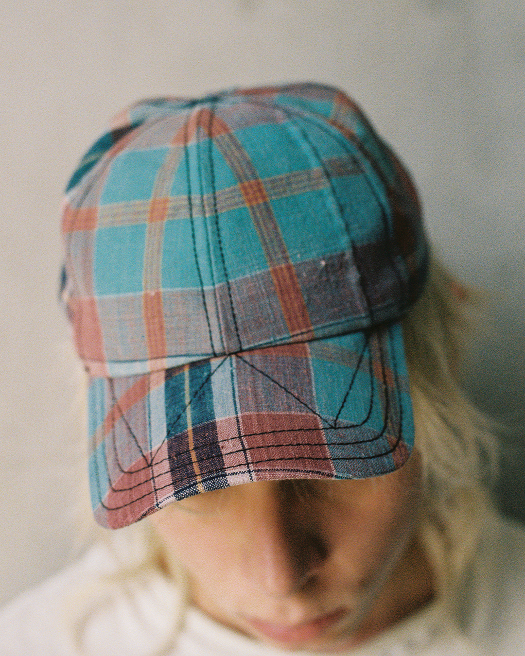 BRIM CUTTER - DUSTY TEAL/RED