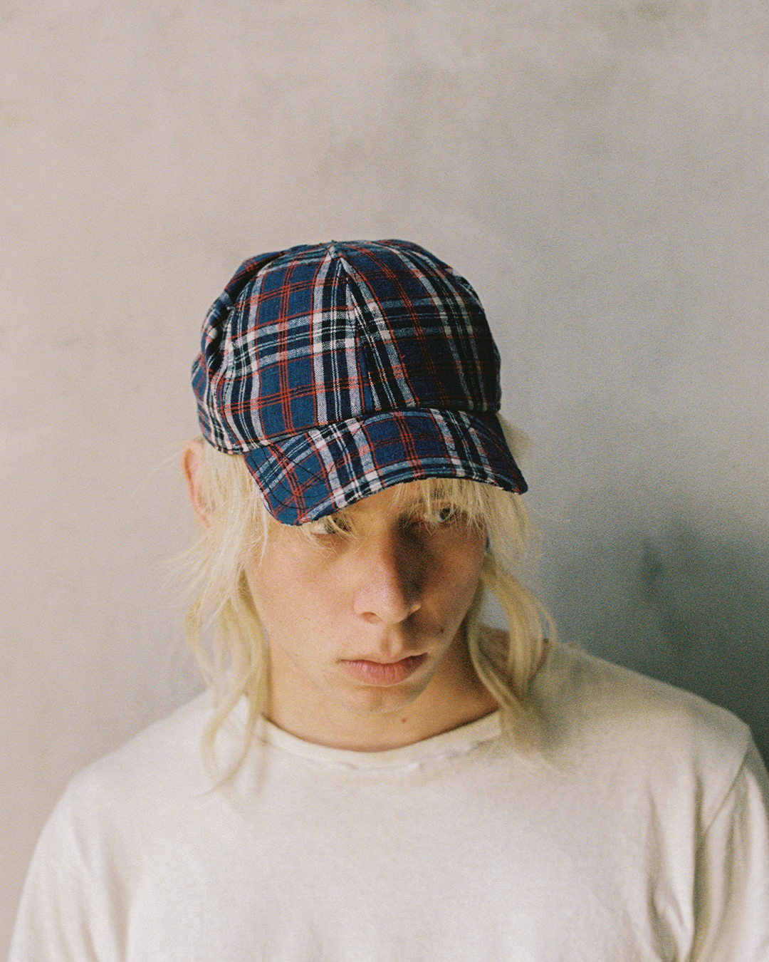 BRIM CUTTER - NAVY PLAID