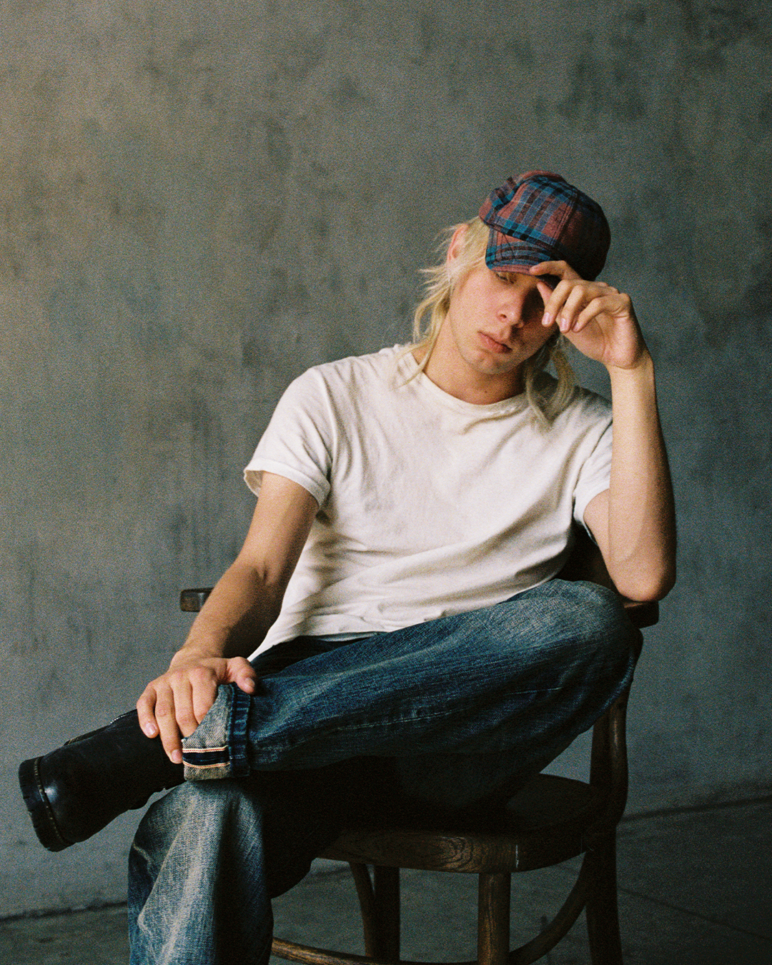 BRIM CUTTER - FADED PINK/BLUE