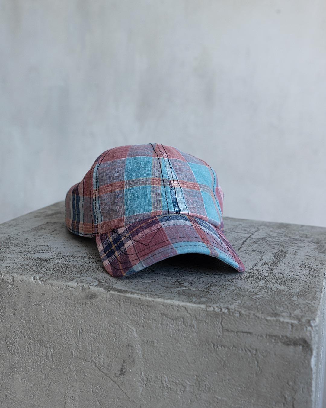 BRIM CUTTER - DUSTY TEAL/RED