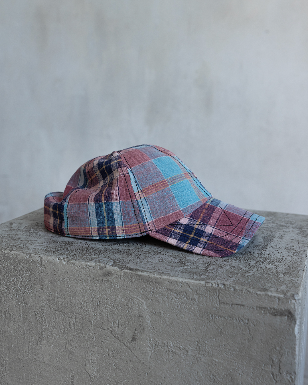 BRIM CUTTER - DUSTY TEAL/RED